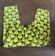 Dr Seuss The Grinch Mens Pajama Pants Sz XL NWT Plush Christmas Green