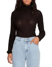 [Belle & Bloom] Brooklyn Knitted Turtleneck in Black