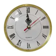 DIY or Replacement Clock Insert with Clear Lens and Roman Numeral Dial