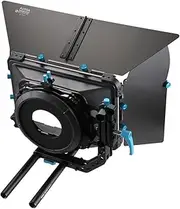 FOTGA DP3000 M3 DSLR Swing Away Matte Box Kit with Universal Lens Donut Kit for All Camera Rigs with 15mm Pole Systems