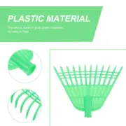 Plastic Rake Head Small For Leaves Lawn Grass Turf Replacement Pine Needle Mulch