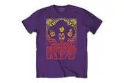 KISS - Gradient Group Unisex Medium T-Shirt - Purple