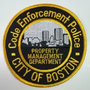 Boston Code Enforcement Police Property Management Massachusetts MA Patch W10