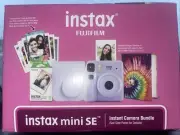 Brand New Fujifilm Instax Mini SE Instant Camera Bundle Light purple