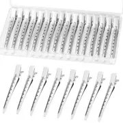 24 Pcs Duck Billed Hair Clips for Styling Sectioning, 3.5 inch Metal Alligator