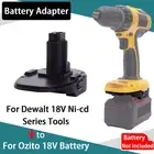 Battery Converter For Ozito 18V Battery Adapter To For Dewalt 18V Ni-cd Tools