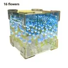 Tulip Night Light Handmade DIY Magic Cube Tulips Flower Table Lamp Mirror(2B) Ho