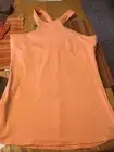 Calia by Carrie Underwood NWT Teardrop Back Tank sz M Peach Orange Built-in Bra