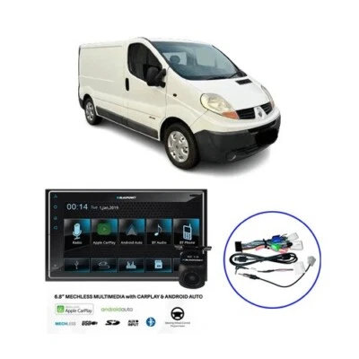 Blaupunkt BP800PLAY + RC1.0 Stereo Upgrade for Renault Trafic 2004-2010 X83