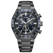 CITIZEN ATTESA CB5967-66L 41.1mm Titanium Eco-Drive Radio Solar Watch Blue Dial