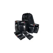 Berg Plastic/Foam Protection Gear Set Knee/Elbow/Wrist Medium Kids Black