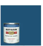 Rust-Oleum Protective Enamel Gloss Royal Blue Interior/Exterior Paint, 32 Oz.