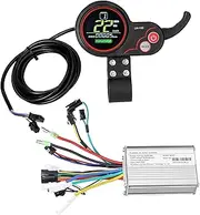 Motor Brushless Controller with Waterproof LCD Display Control Panel 24V-48V 350W Brushless Controller Kit for Electric Bicycle Scooter GTRH