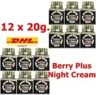 12X Night Cream Berry Plus Extra Whitening Brighten Skin Freckles Dark Spots 20g