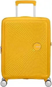 [American Tourister] Soundbox, Yellow (Golden Yellow), Spinner S EXP (55 cm - 35.5/41 L), Soundbox
