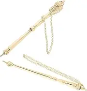 [BESTYASH] 2pcs Bible Reading Pointers Jewish Bible Reading Pointer Bible Study Supplies Reading Tools Adults Jewish Pointer Scripture Reading Pointer Bible Pointer Golden Zinc Alloy