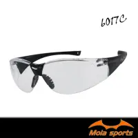 在飛比找momo購物網優惠-【MOLA】摩拉護目鏡運動安全眼鏡 透明鏡片(防飛沫防風防沙
