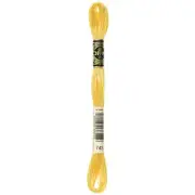 DMC 6-Strand Embroidery Cotton 8.7yd Medium Yellow
