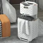 Collapsible Laundry Basket Portable Foldable Laundry Hamper Clothes Storage ND