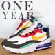 【正品】ONE YEAR_ Nike Air Max 270 React 二代 黃 白 紅 藍 撞色 氣墊 AO4971-002潮鞋