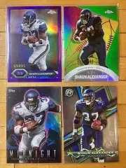 Shaun Alexander Topps Composite 4 Card #'d /99 /275 and Refractor Lot