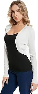 [AmélieBoutik] Women Long Sleeve Light Knit Bolero Shrug Cardigan