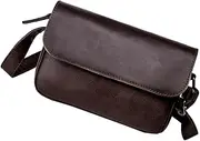 [GAROZATION] Retro Style Pu Tote Bag for Men Large Capacity Shoulder Bag Dustproof Office