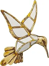 Kare Design Wall Decoration Hummingbird Mirror, Gold, Handmade, 27x32cm
