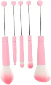 CANIGHT 5 Pcs Metal Handle Makeup Brush Make up Brushes Face Brushes for Make up Make up Brush Kit Face Beauty Tools Makeup Paint Brush Foundation Brush Makeup Brushes Girl Makeup Brush