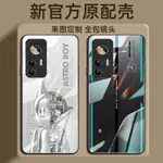 適用於REDMI K50至尊版手機殼適用AMG冠軍全包小K50PRO玻璃電競版K40S游戲增強機甲男款定制