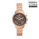 【FOSSIL 官方旗艦館】Neutra 輕奢雅致計時女錶 玫瑰金不鏽鋼鍊帶 36MM ES5218