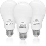 LUTW E27 Screw Bulb, Warm White 3000K, 12W E27 LED Bulb Equivalent to 100 Watts Incandescent Bulb, 1200LM Super Bright Screw in Light Bulbs for Lamps, Non-dimmable, Pack of 3
