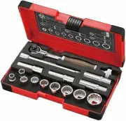 VESSEL 3/8" WOODY COMPO SWIVEL RATCHET SOCKET WRENCH SET HRW3005M-SW