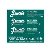12 x Grants Whitening Natural Toothpaste with Baking Soda & Spearmint 110g