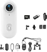 Nexo25 Camera, New 2025 Upgraded Nexo25 Camera, Waterproof Case, Magnetic Clip, 360° Rotation, for Diving Travel Adventure (White,1080P)