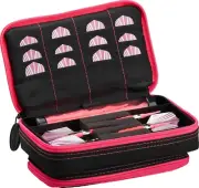 Plazma Plus, 3 Dart Case for Soft and Steel Tip Darts Features Large Front Mobil