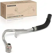 Turbocharger Oil Line Replacement for BMW 550i 2013-2018 X5 650i 750i 750Li 550i GT Alpina B6 B7 B7L Turbocharger Coolant Line, 4.4L V8 DOHC Turbocharged, Return (Left), For Cylinders 5-8