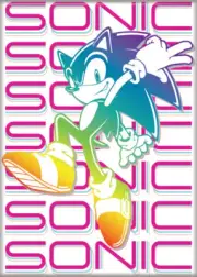 Sonic the Hedgehog Game Sonic Technicolor Image Refrigerator Magnet NEW UNUSED