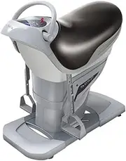 Electric Horse Riding Machine Home Aerobic Fat Burning and Shaping Fitness Equipment, 3D Figure 8 Action,88 * 45 * 74cm,Grey
