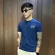 美國百分百【全新真品】Emporio Armani 短袖 T恤 EA7 上衣 logo T-shirt 藏藍 AT85