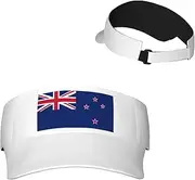 [Generic] National Emblem of Newzealand Sun Visor Hats NewZealander Sunscreen Visor Cap for Sport Beach Tennis Golf Running Hiking