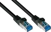 SmartFLEX Cat.6A Patch Cable – 1 m – Highly Flexible Short 10-GIGABIT Premium Ethernet Cable Copper Conductor/CU – Latch Protection – S/FTP PiMF – Halogen Free (LSZH) – 500 MHz –