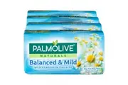 Palmolive Naturals Balanced & Mild With Chamomile Soap 4 Pack