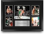 HWC Trading FR A3 Conor McGregor Ultimate Fighting Champion Notorious Gifts Printed Signed Autograph Picture for UFC Memorabilia Fans - A3 Framed