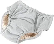 ORFOFE Urinal Pant Reusable Adult Diaper Leak Washable Nappy for Incontinence Comfortable Fit for Elderly Disabled Grey Durable Breathable