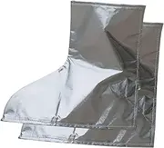 Oshhni Anti Thermal Radiation Suit Fireproof Clothes Comfortable Lightweight for Painting Heat Protective Suit Aluminium Foil Suit, Foot Protection