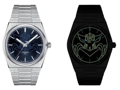 NEW TISSOT PRX AUTOMATIC 40MM BLUE DIAL UFO ROBOT GRENDIZER T137.407.11.041.02