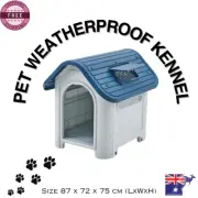 PET KENNEL OUTDOOR WATERPROOF PUPPY DOG CAT - X LARGE SIZE
