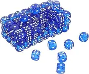 UPKOCH 100Pcs Game Dice Multi Sided Props for Parties Sensory Bins and Family Gatherings for Board Games and Entertainment Activities