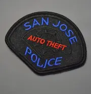 San Jose California Police Auto Theft Unit Patch ++ Mint CA